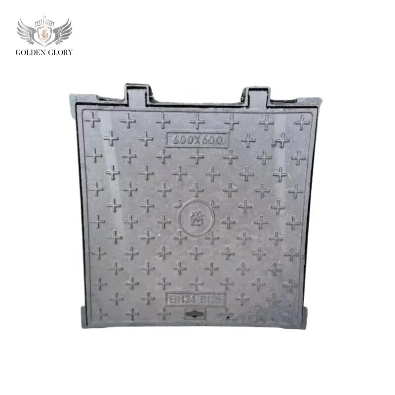 OEM/ODM Heavy Duty Sewer Manhole Covers D400 E600 F900 Ductile Iron Manhole Covers