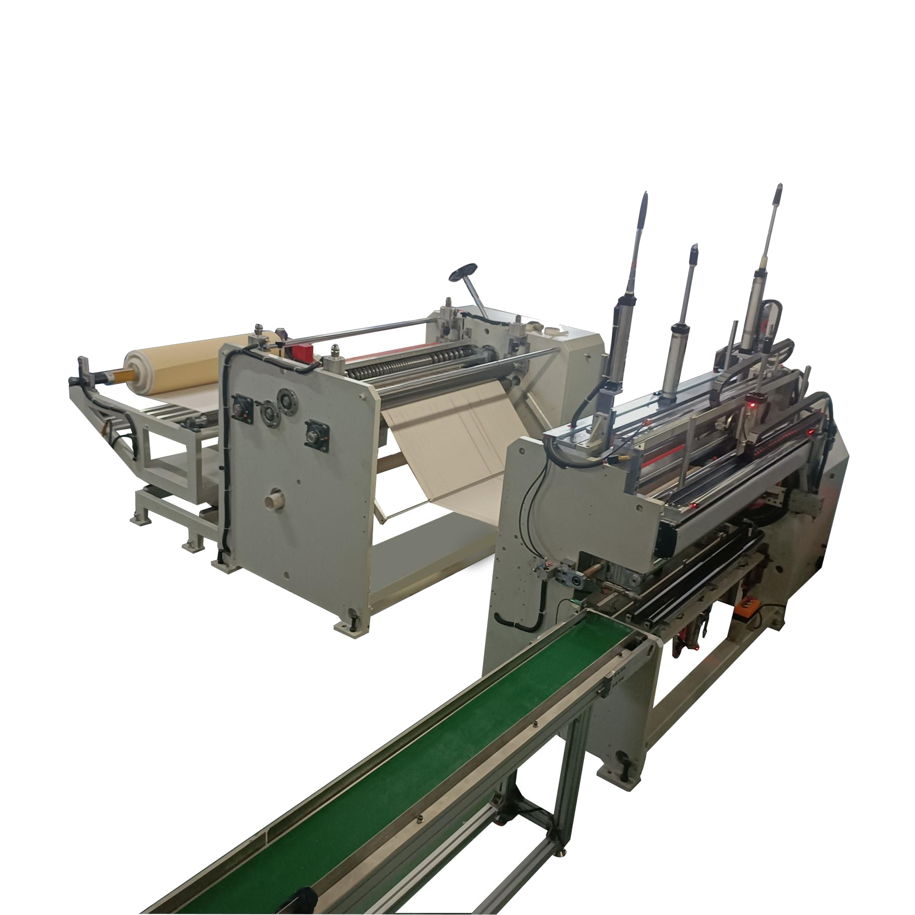 ZF-69 Sponge slitting and rewinding production line equipment Paper tube-free rewinding machinery Automatic adhesive packaging machinery