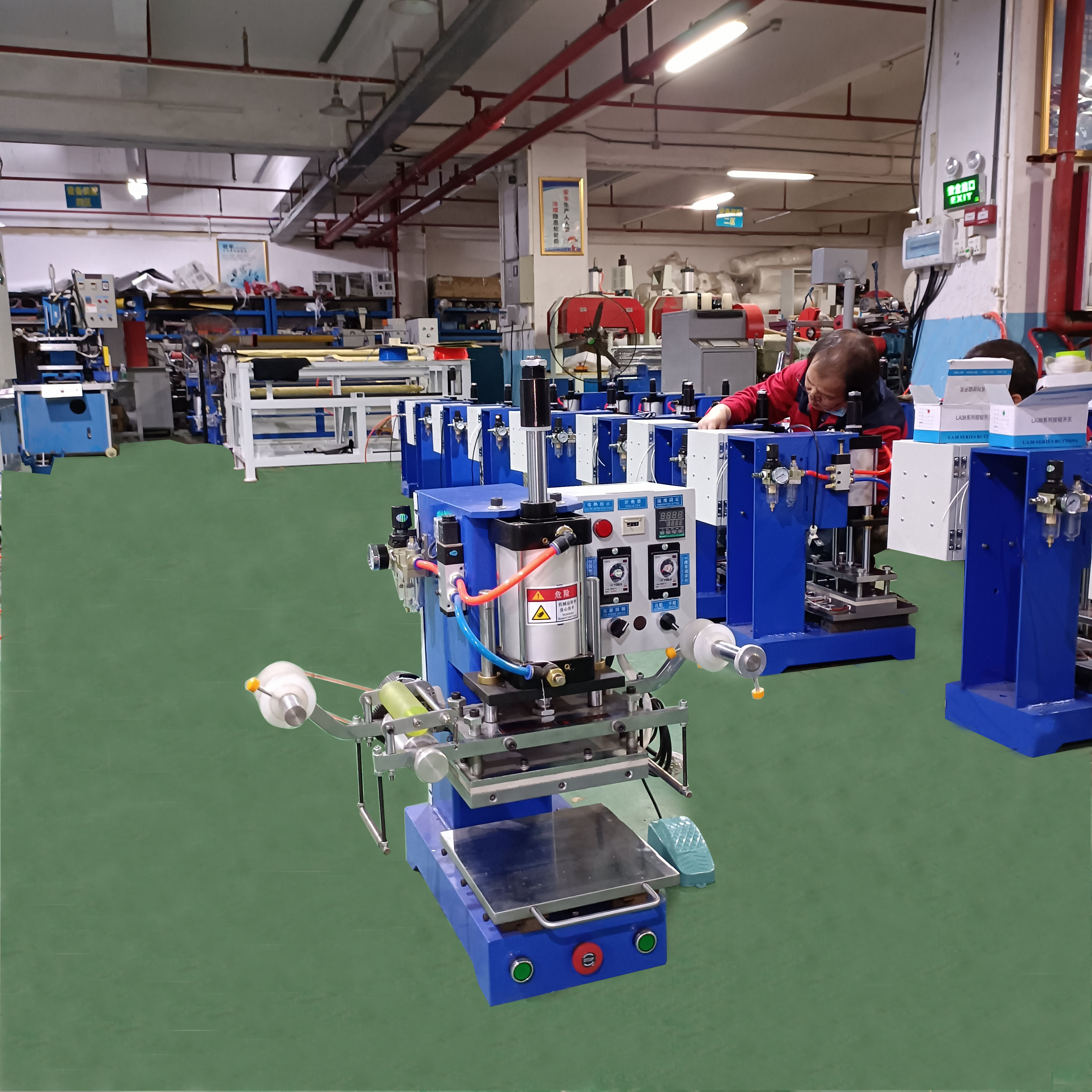 ZF-27Small hot stamping machine, pneumatic creasing machine equipment, automatic hot stamping machine manufacturer, embossing machine