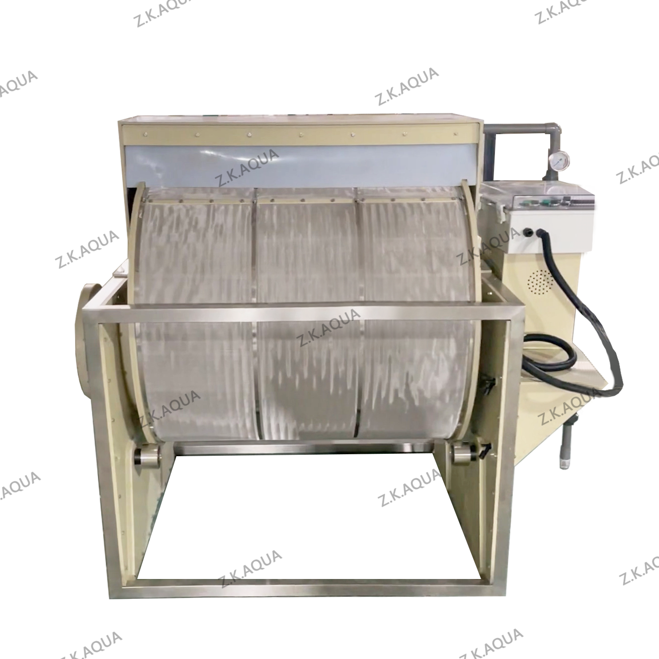 Chine usine fournisseur équipement de traitement des eaux usées fabricant rotatif trommel écran machine de traitement des eaux usées filtre à tambour