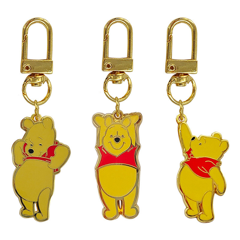 Customized metal keychain, imitation enamel paint keychain, customized creative anime IP peripheral