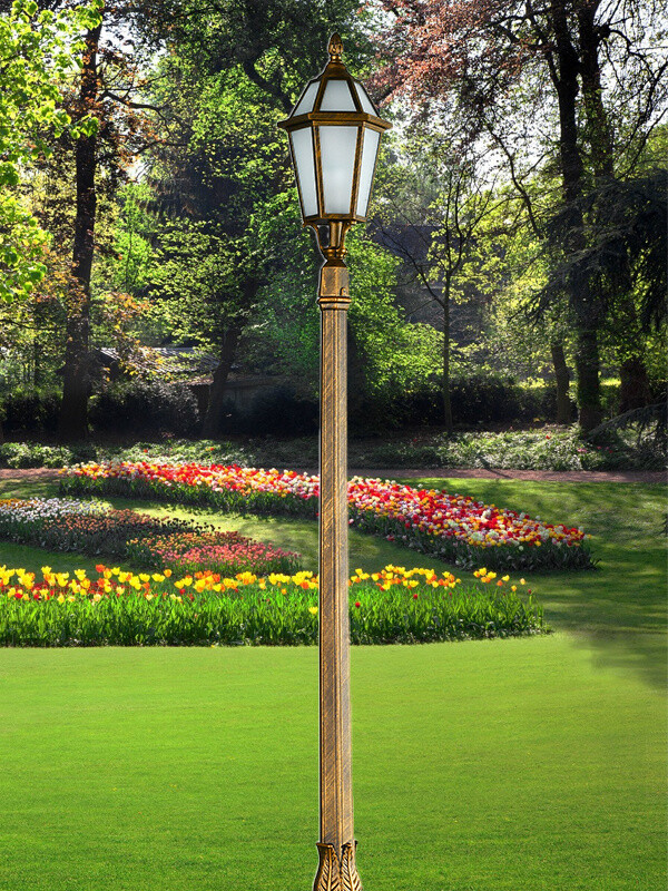 European garden lamp single head-001