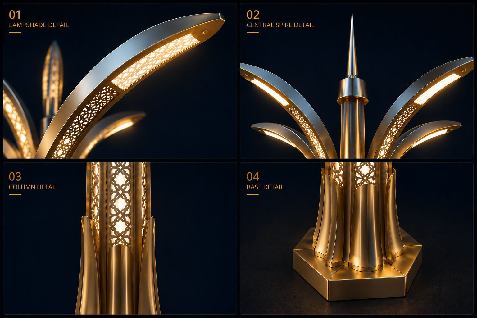 AL NOOR Series Custom Decorative LED Street Light for Middle East Projects