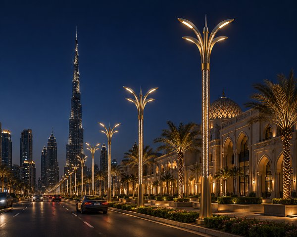 AL NOOR Series Custom Decorative LED Street Light for Middle East Projects
