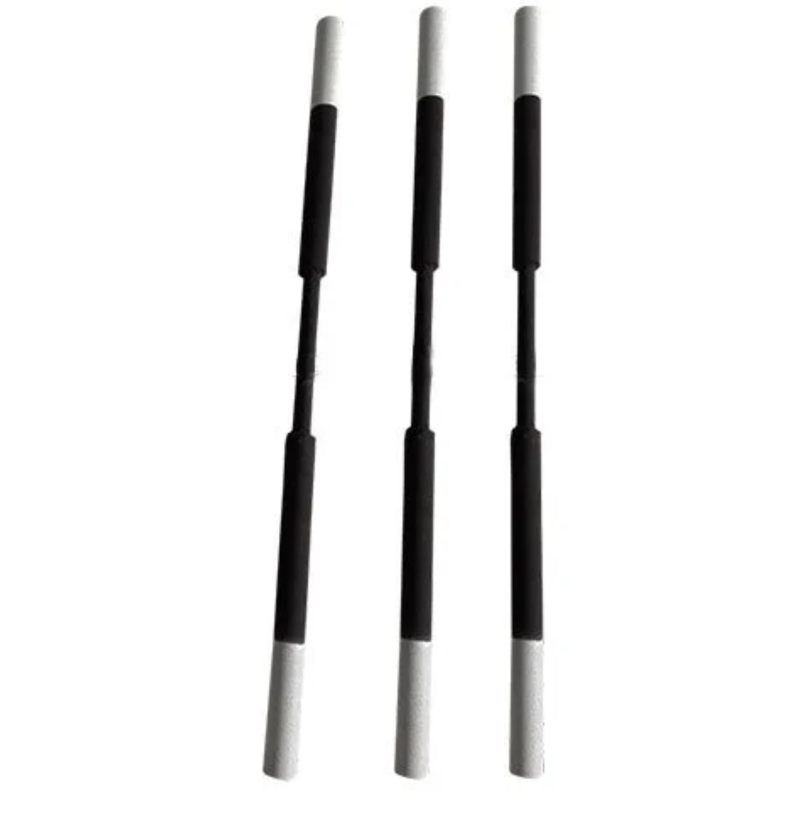 What role does the molybdenum disilicide rod play in the dental furnace?