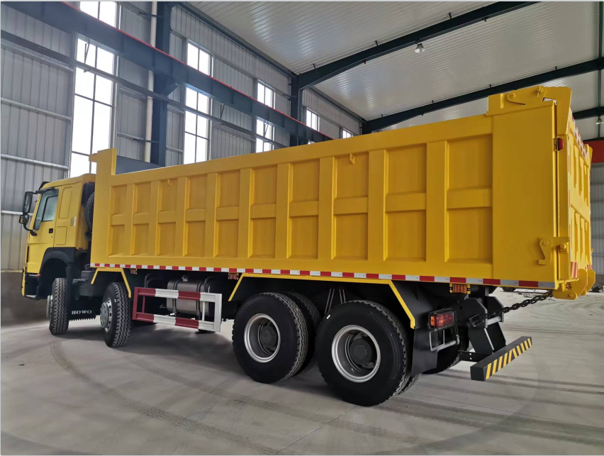 HOWO 8x4 Yellow + Tianzi grid