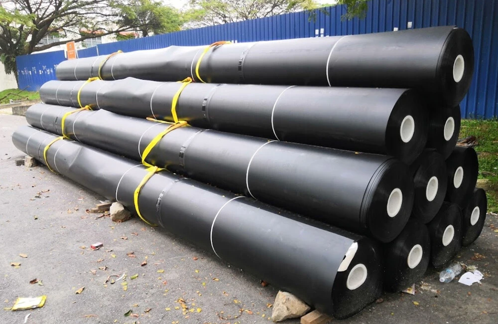 HDPE double-sided AB geomembrane