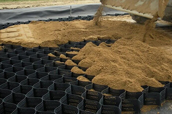 Innovative application of geocells in water conservancy projects