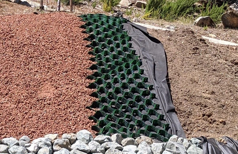 Slope protection geocell