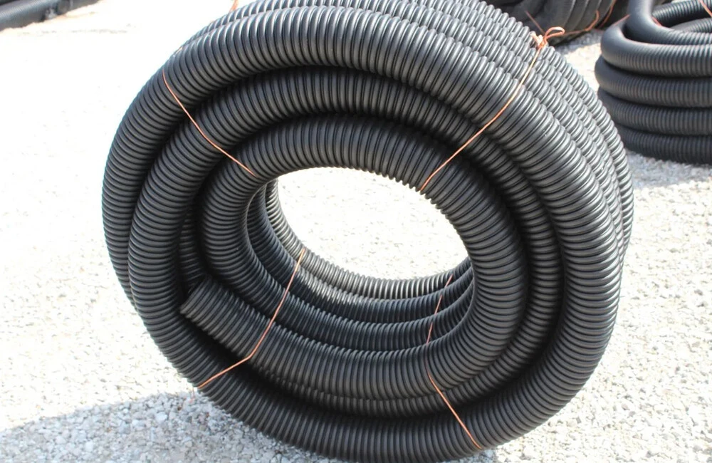 HDPE carbon corrugated pipe