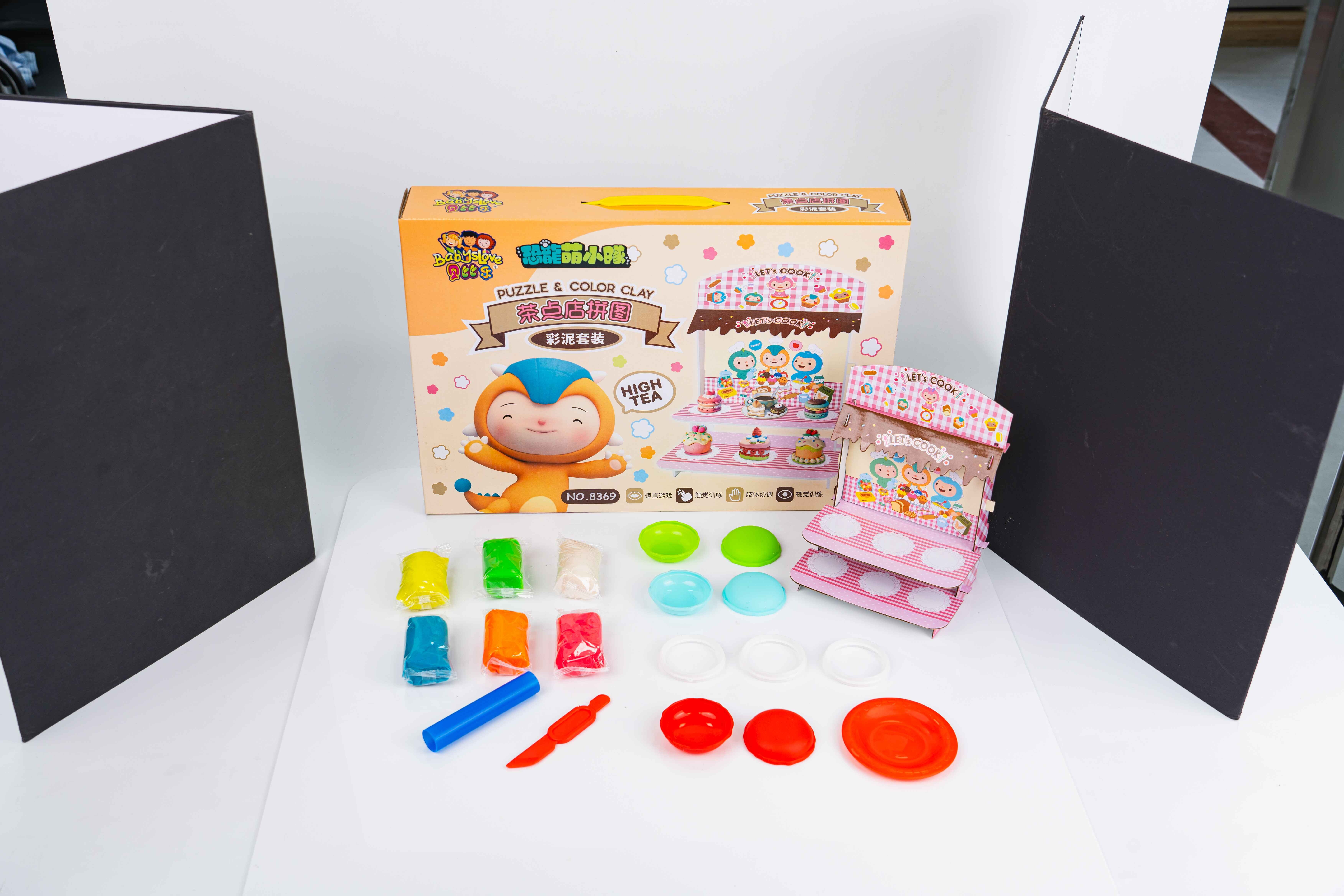 Tea Shop Jigsaw Puzzle Clay Set