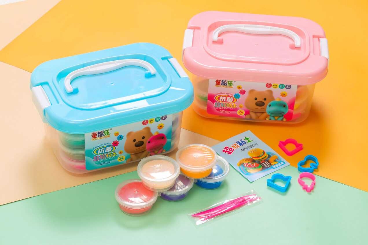 Convenient box cup clay toy set