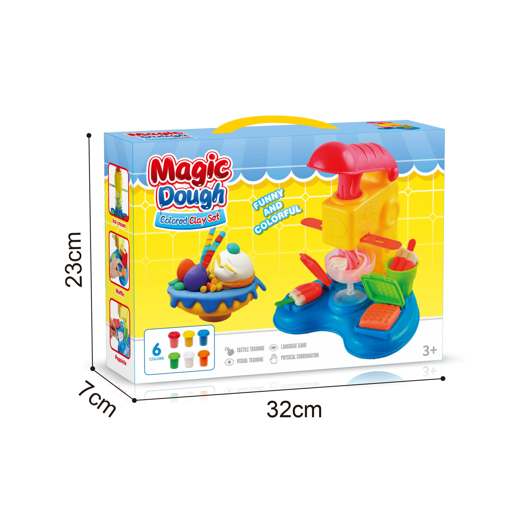 KIDS DOUGH ICE CREAM PLAY SET