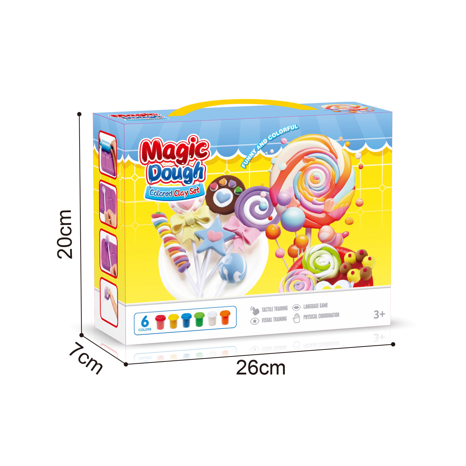 KIDS DOUGH LOLLIPOP PLAY SET