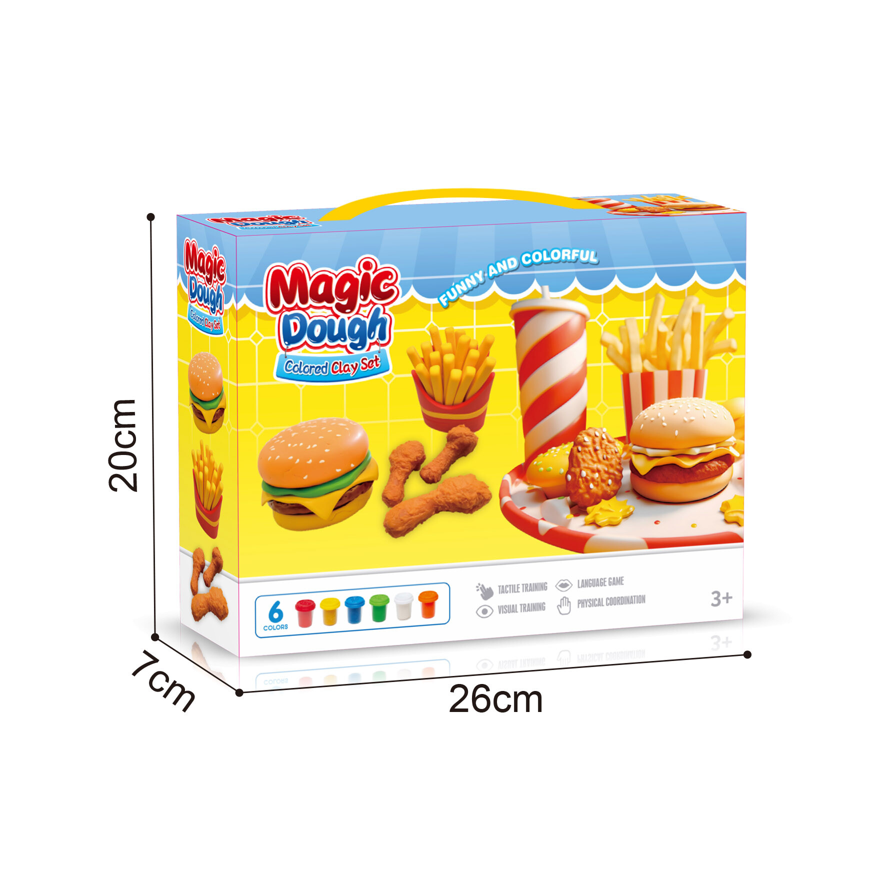 HAPPY BURGER KIDS DOUGH SET