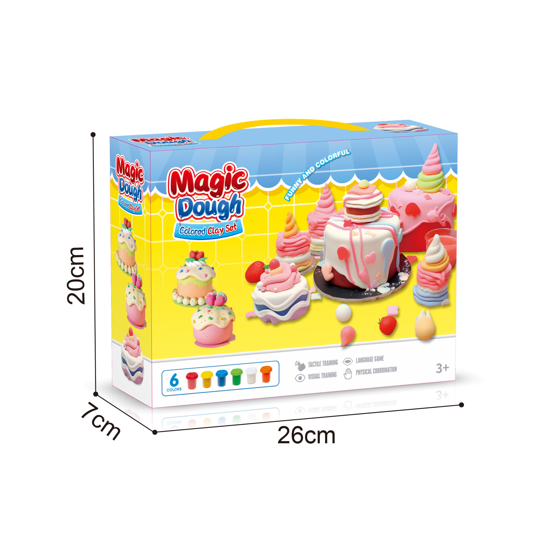 KIDS DOUGH Sweet cake  Play Set