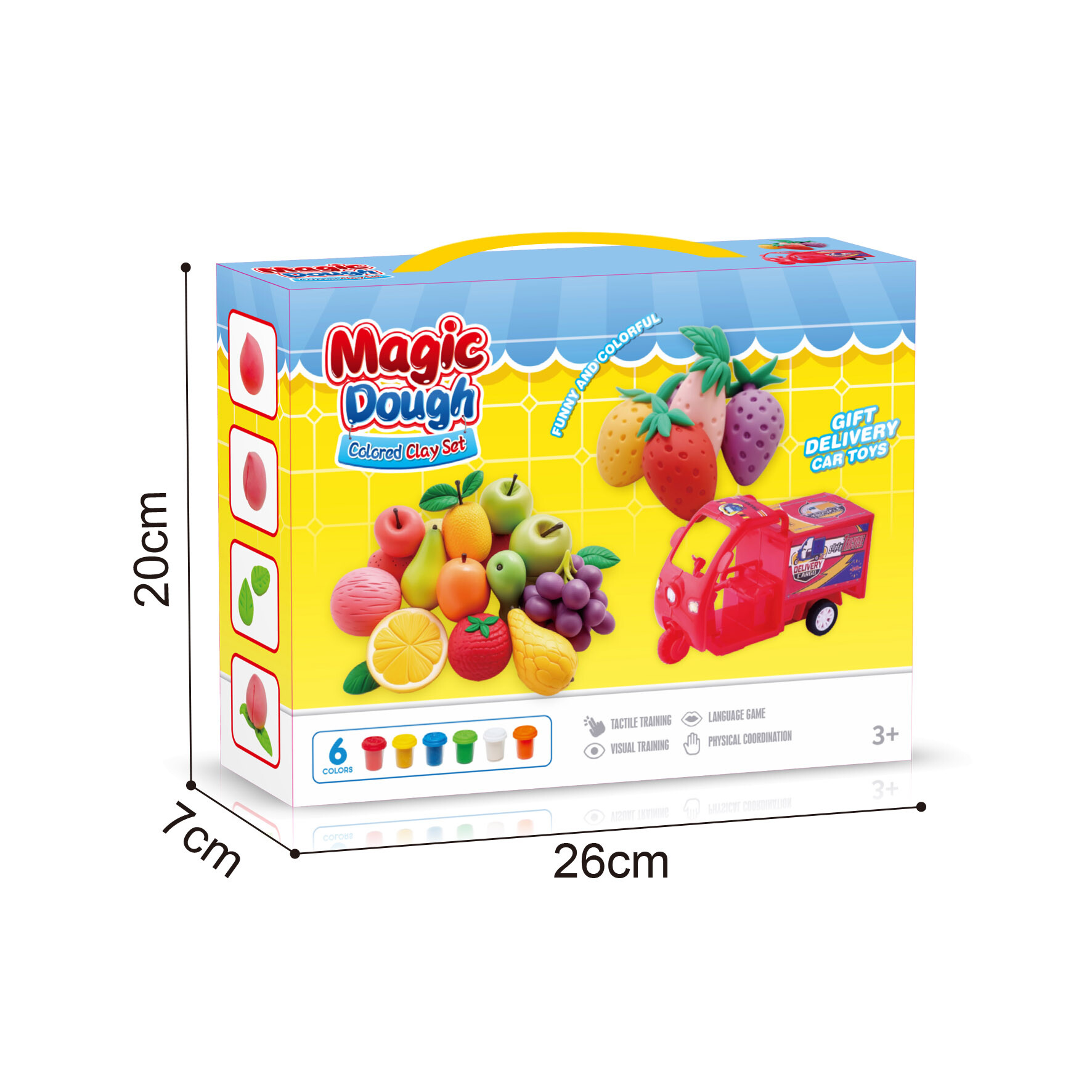 KIDS DOUGH Express Fruit Play Set
