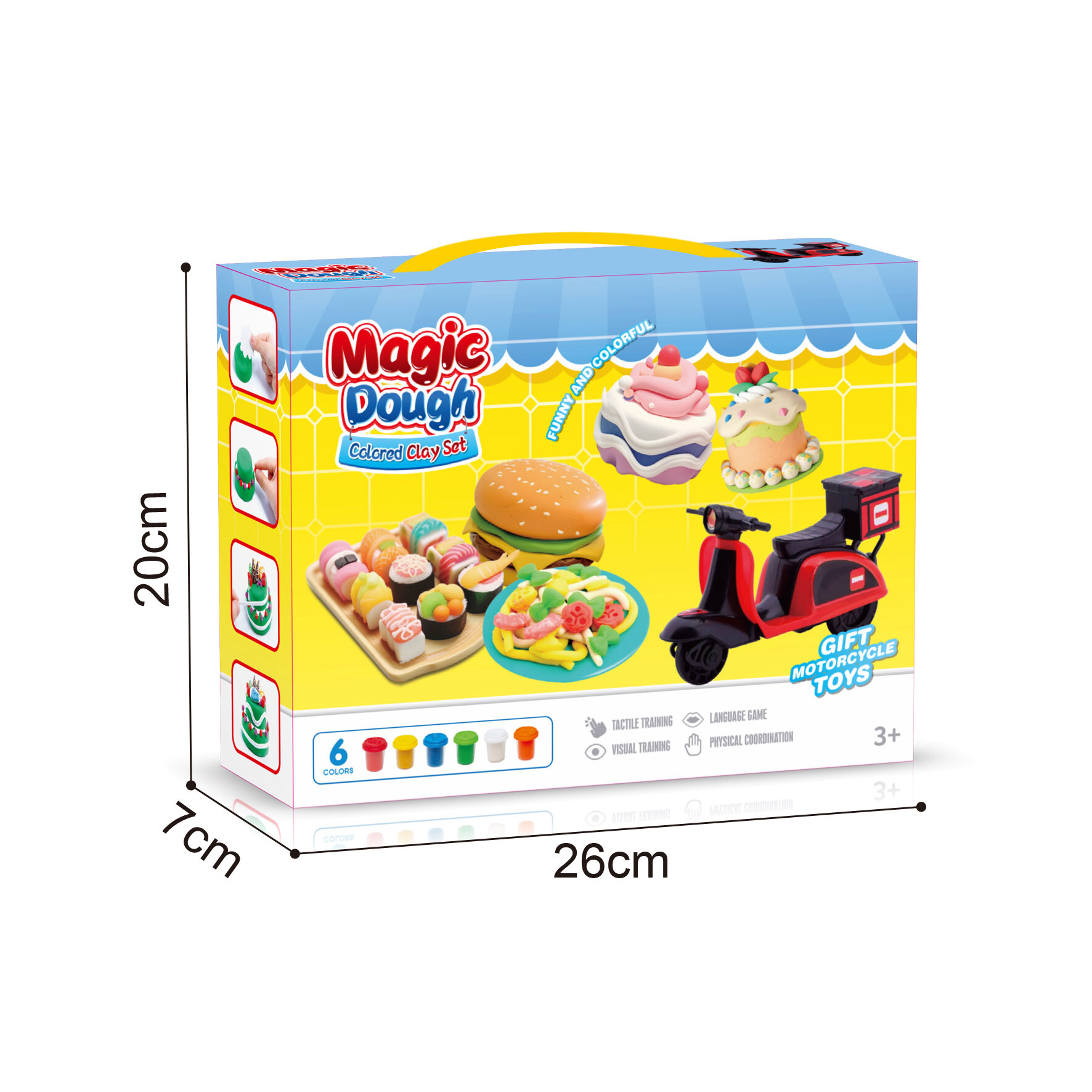 KIDS DOUGH FAST Food Delivery Play Set