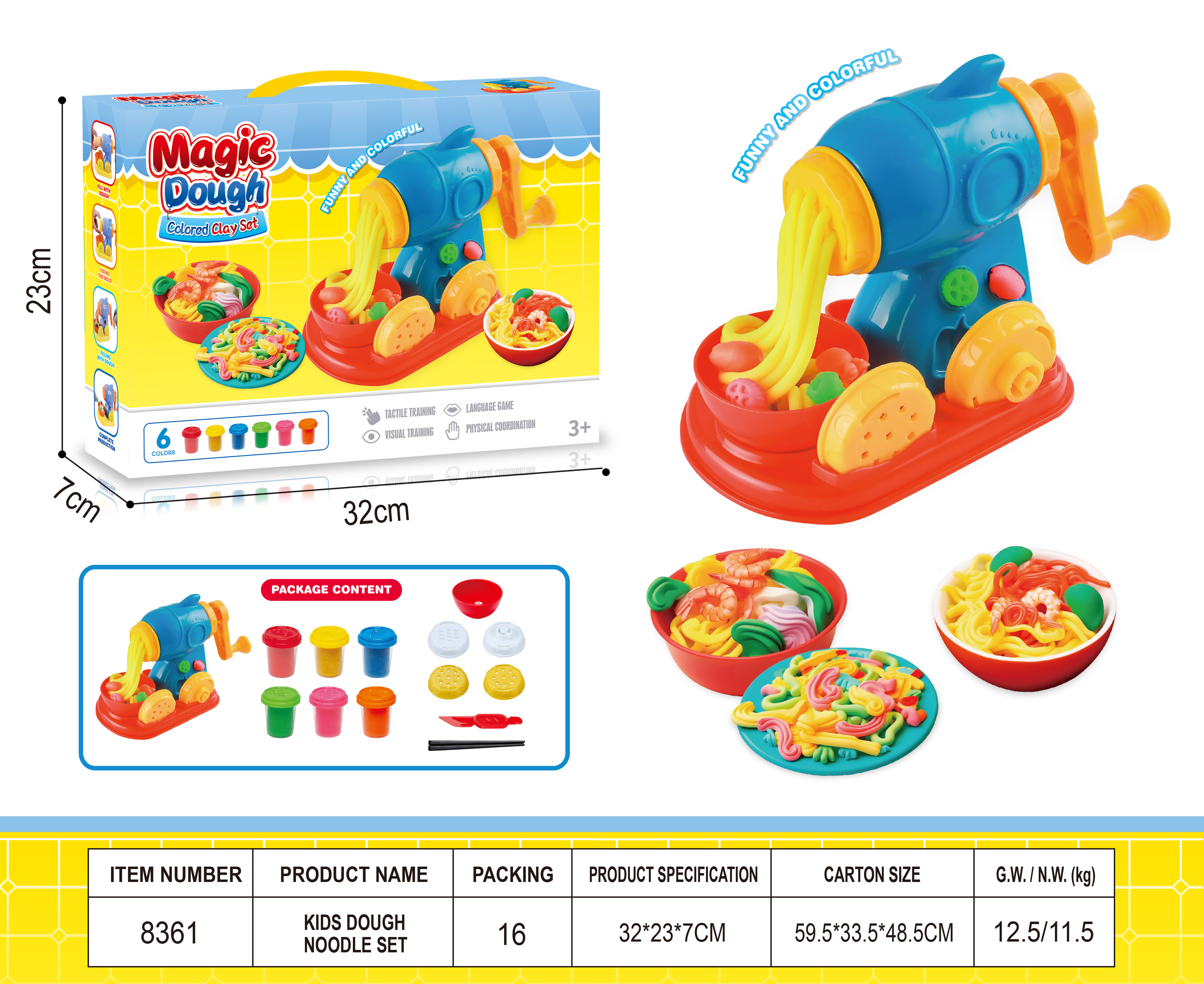 KIDS DOUGH NOODLE SET