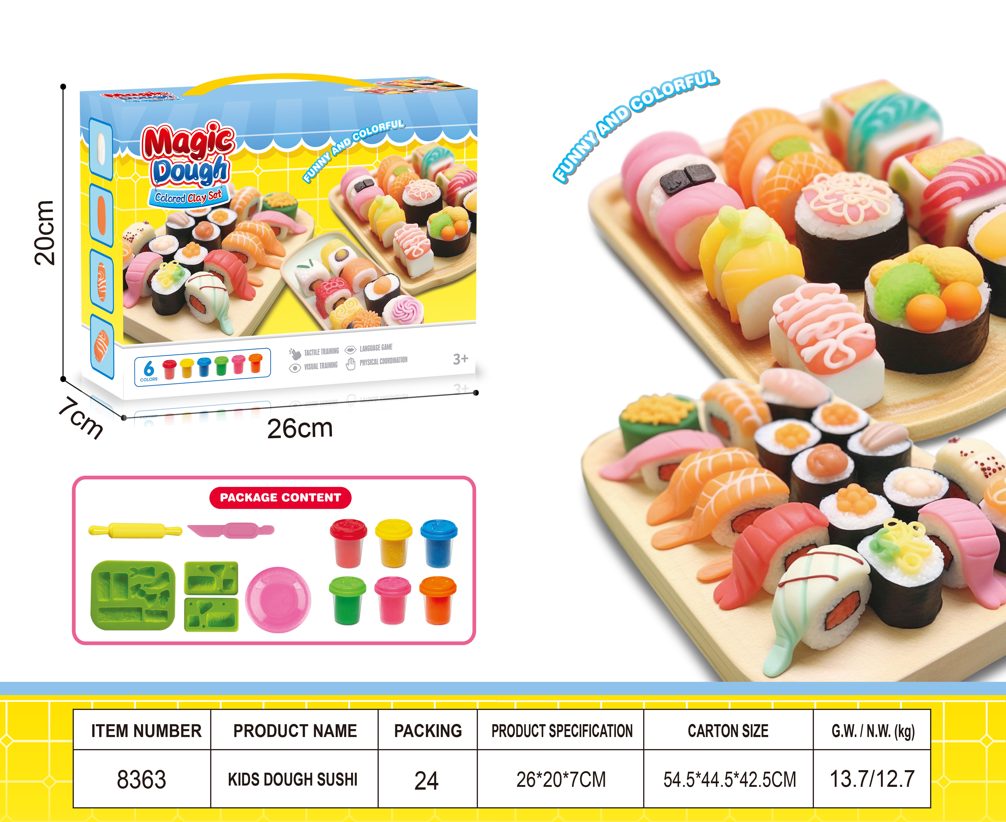 KIDS DOUGH SUSHI