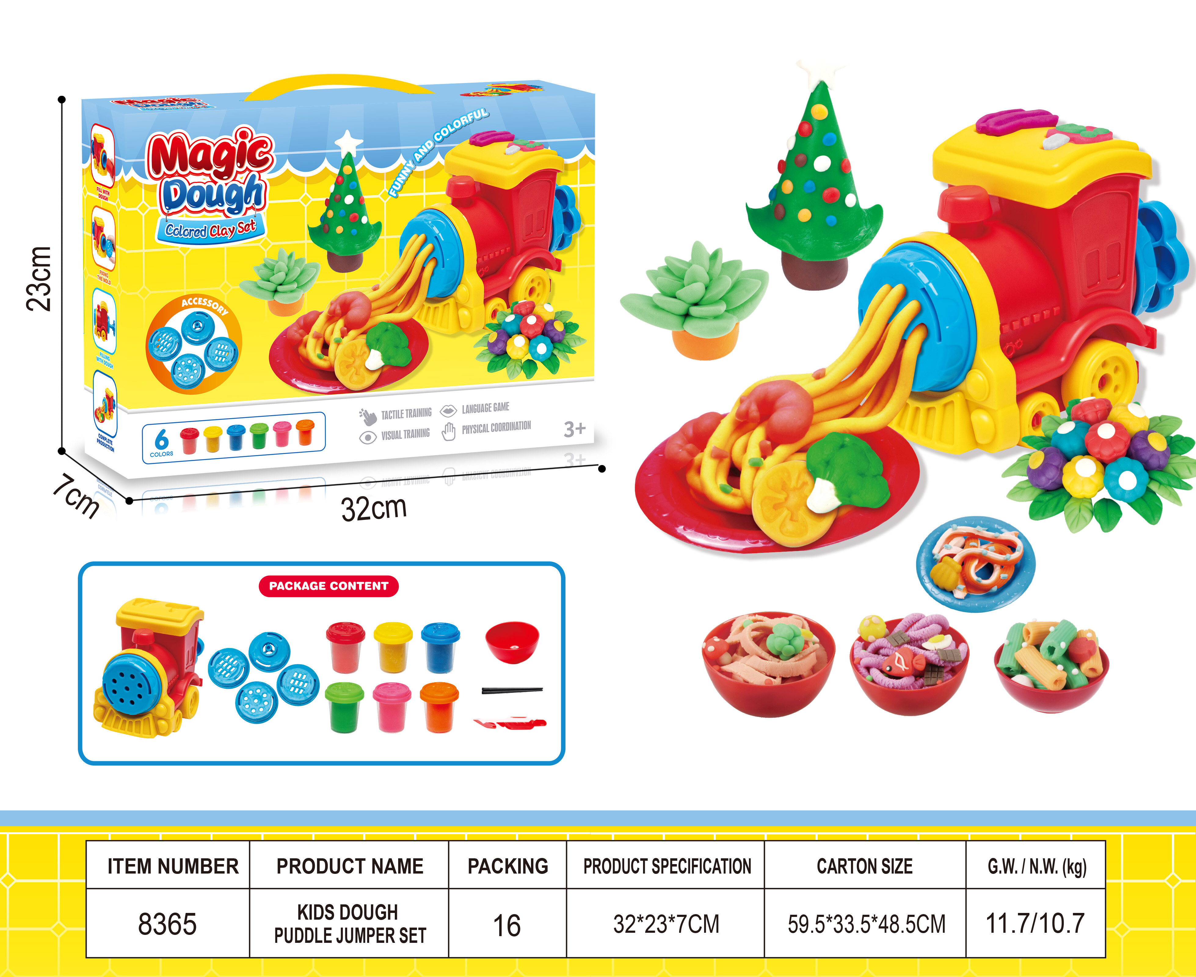 KIDS DOUGH puddle jumper SET