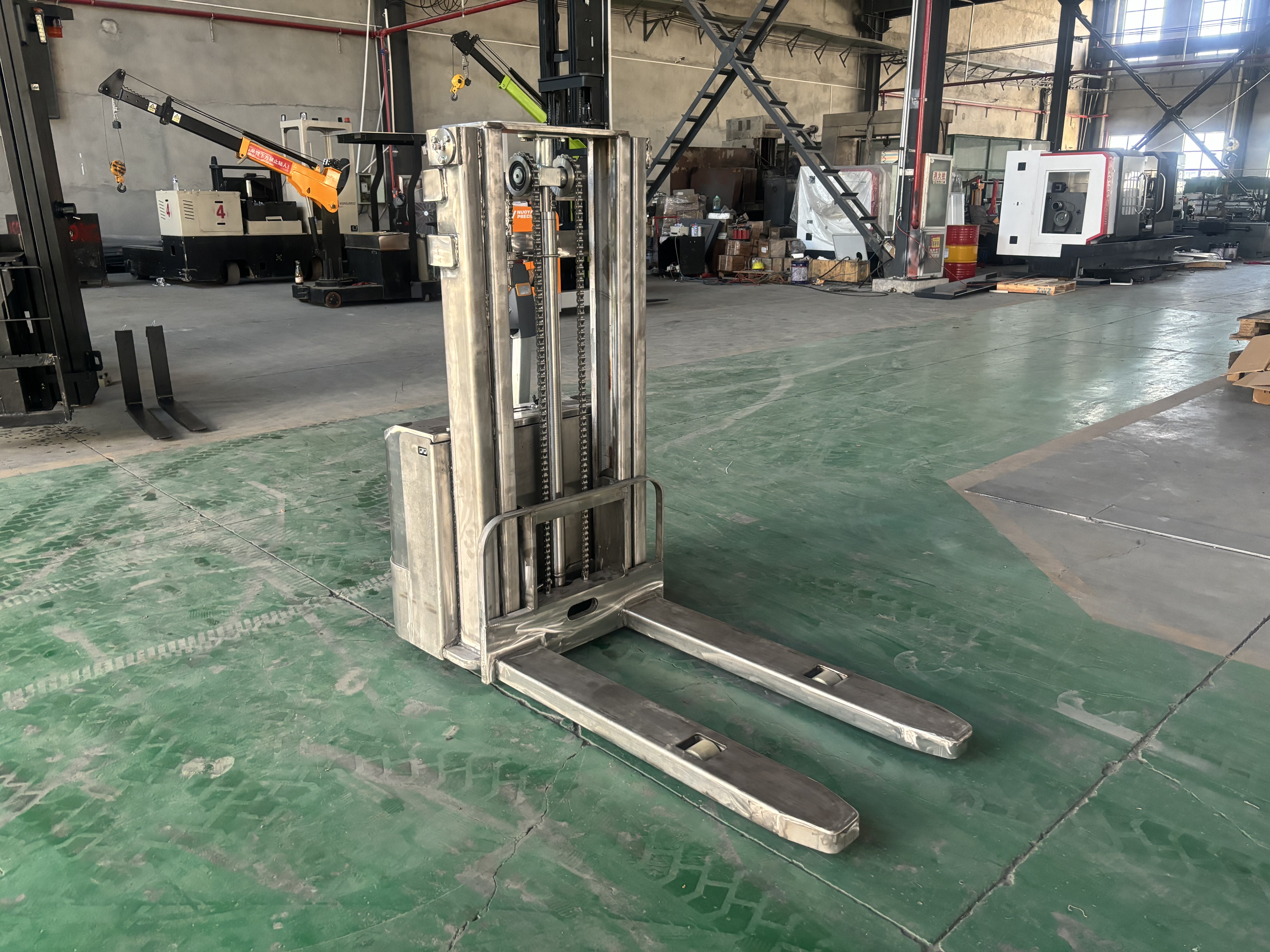 Stainless Steel Pallet Stacker