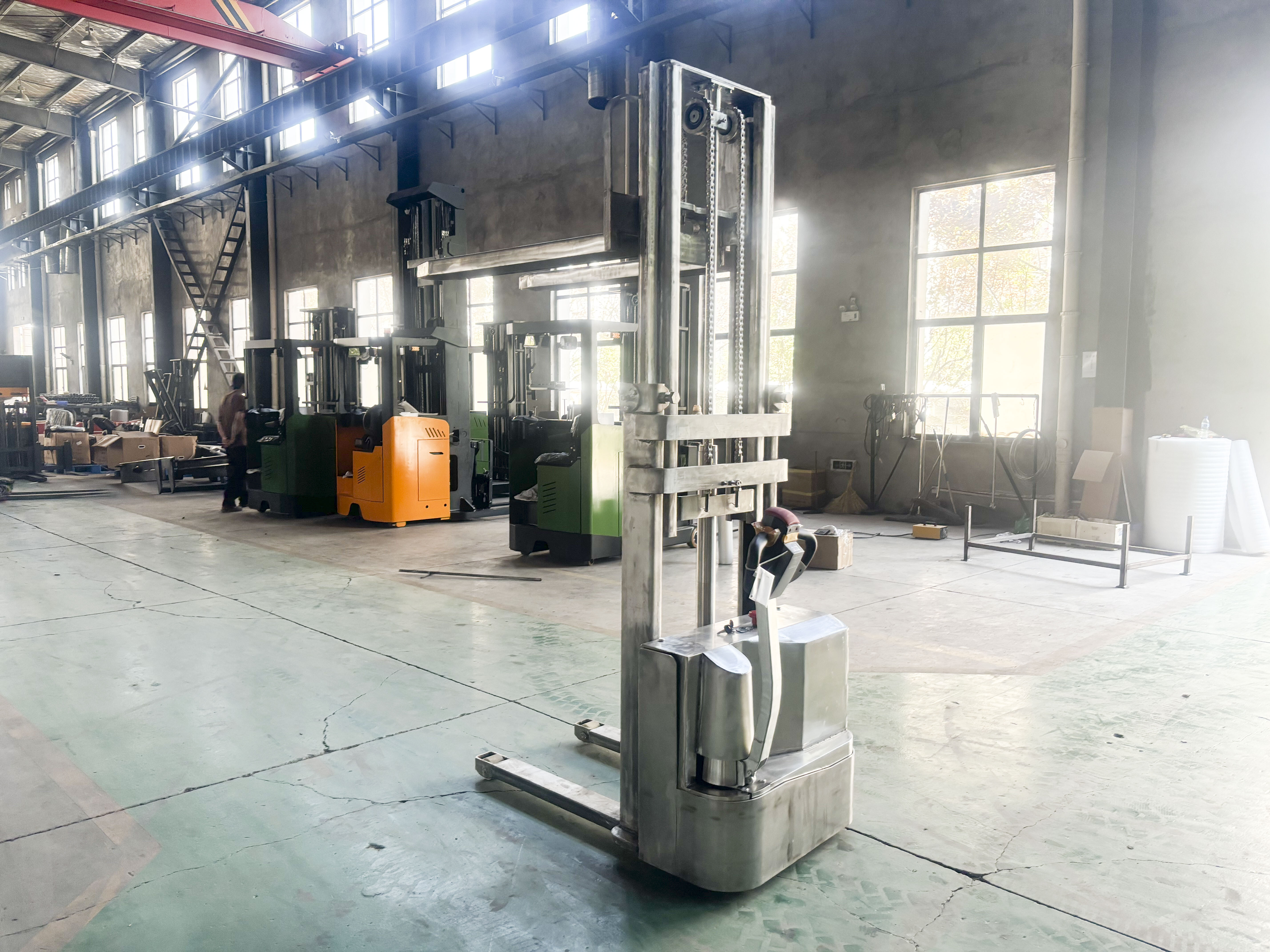 Stainless Steel Pallet Stacker