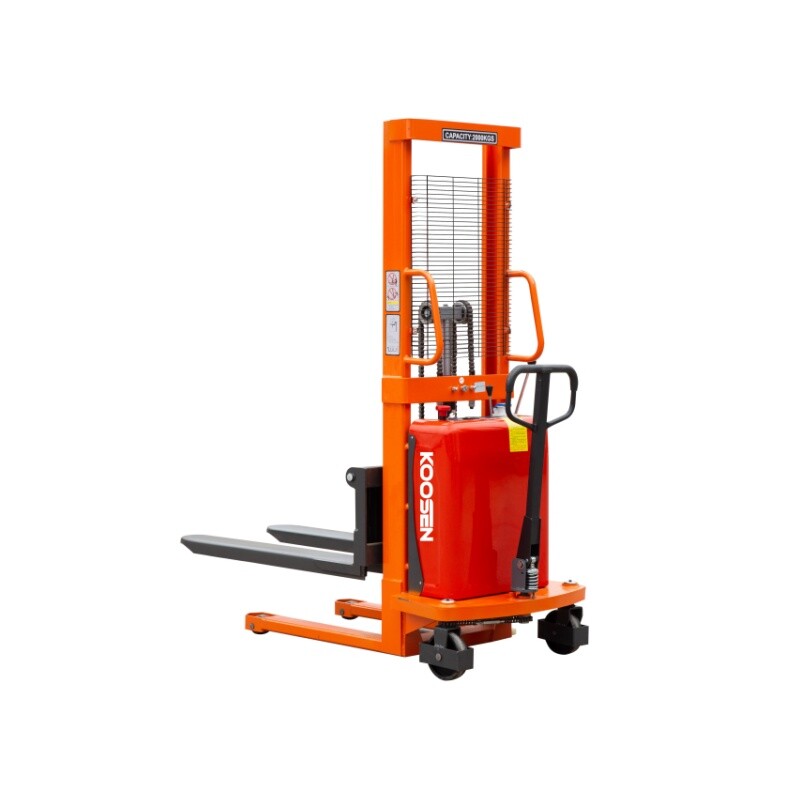 Semi-electric Pallet Stacker