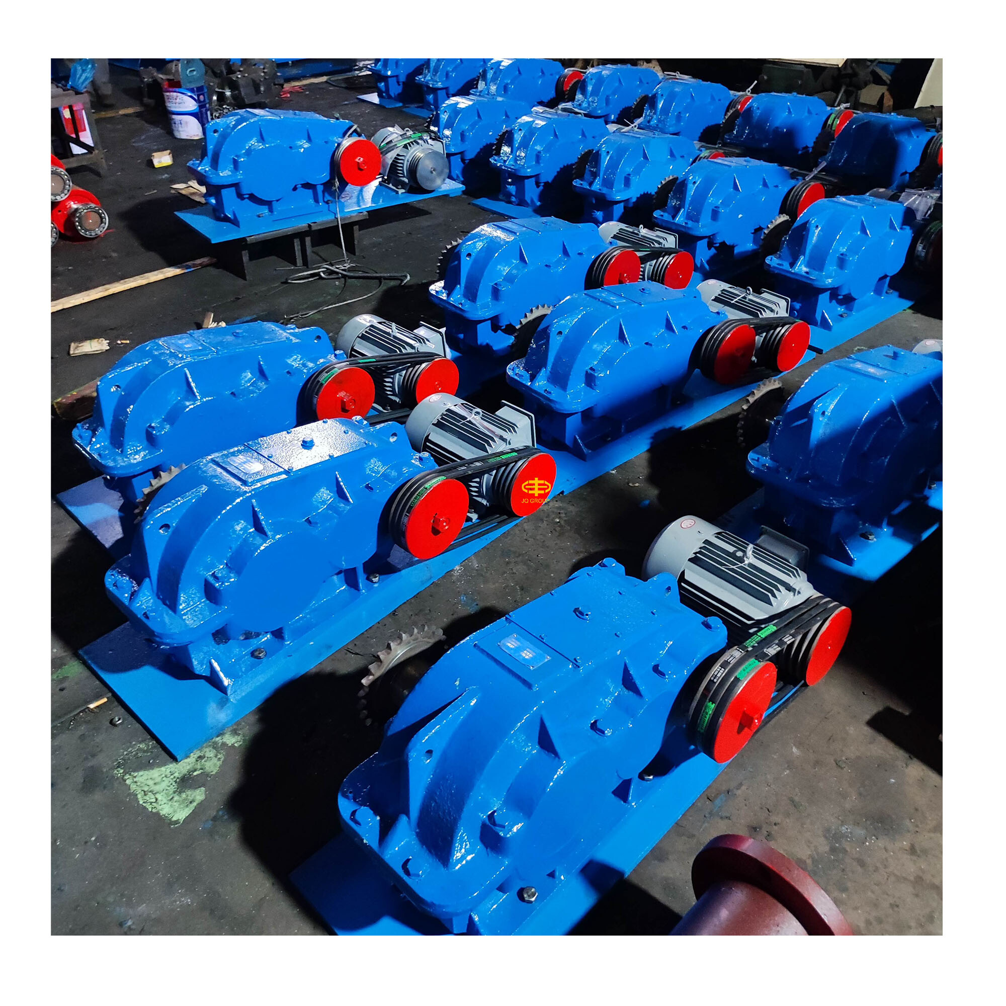 UV-Finished Motor Gearboxes Parallel Shaft Helical Worm Gear Speed Reducers