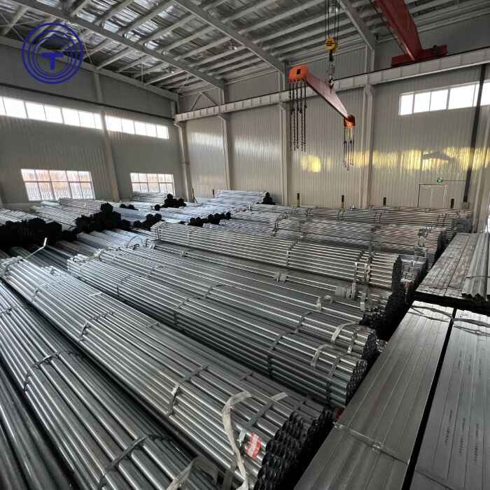 BS1387 Round Pre Galvanied Steel Pipe