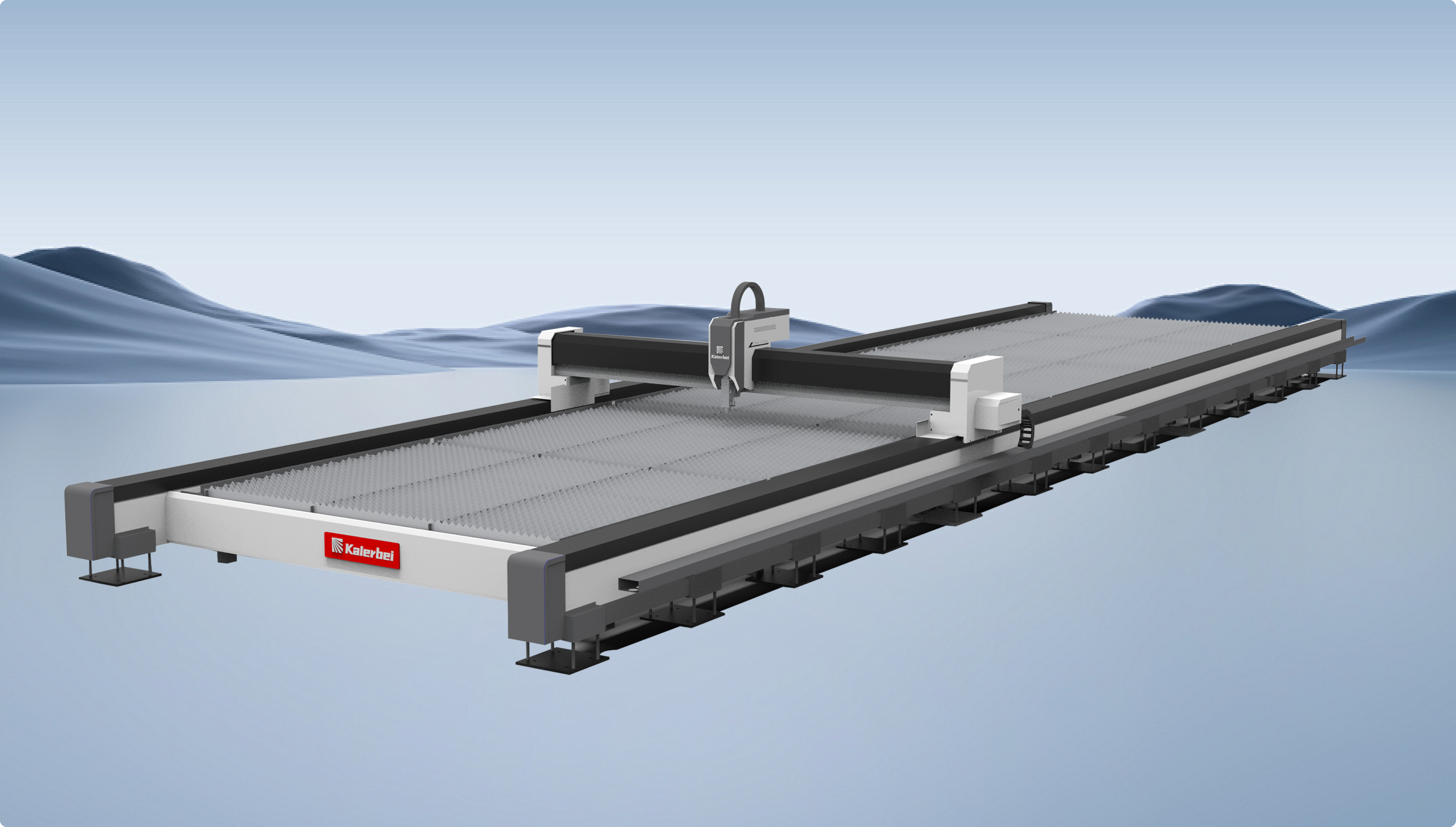 Kalerbei L series super large metal plate fiber laser cutting machine