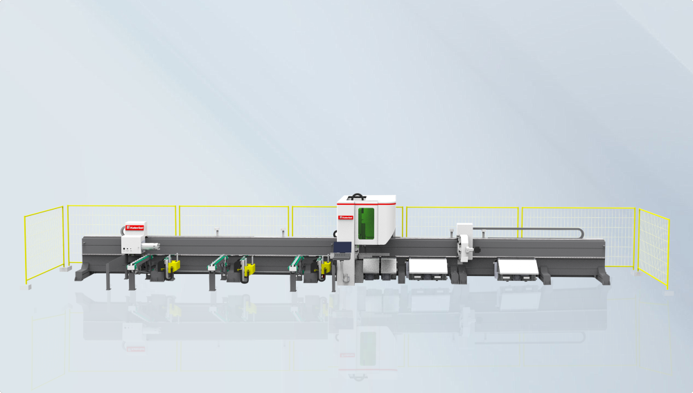 Kalerbei SC Series Side-mounted Three-chuck Heavy Duty Pipe Laser Cutting Machine