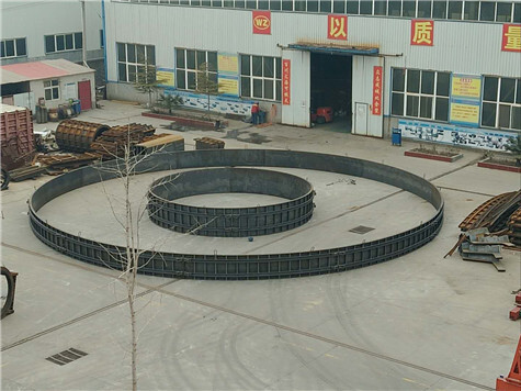 Wind power foundation steel formwork