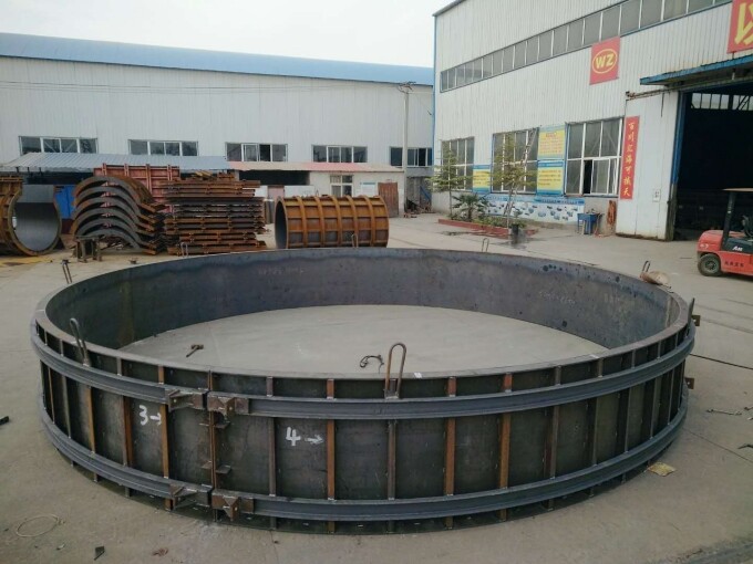 Wind power foundation steel formwork