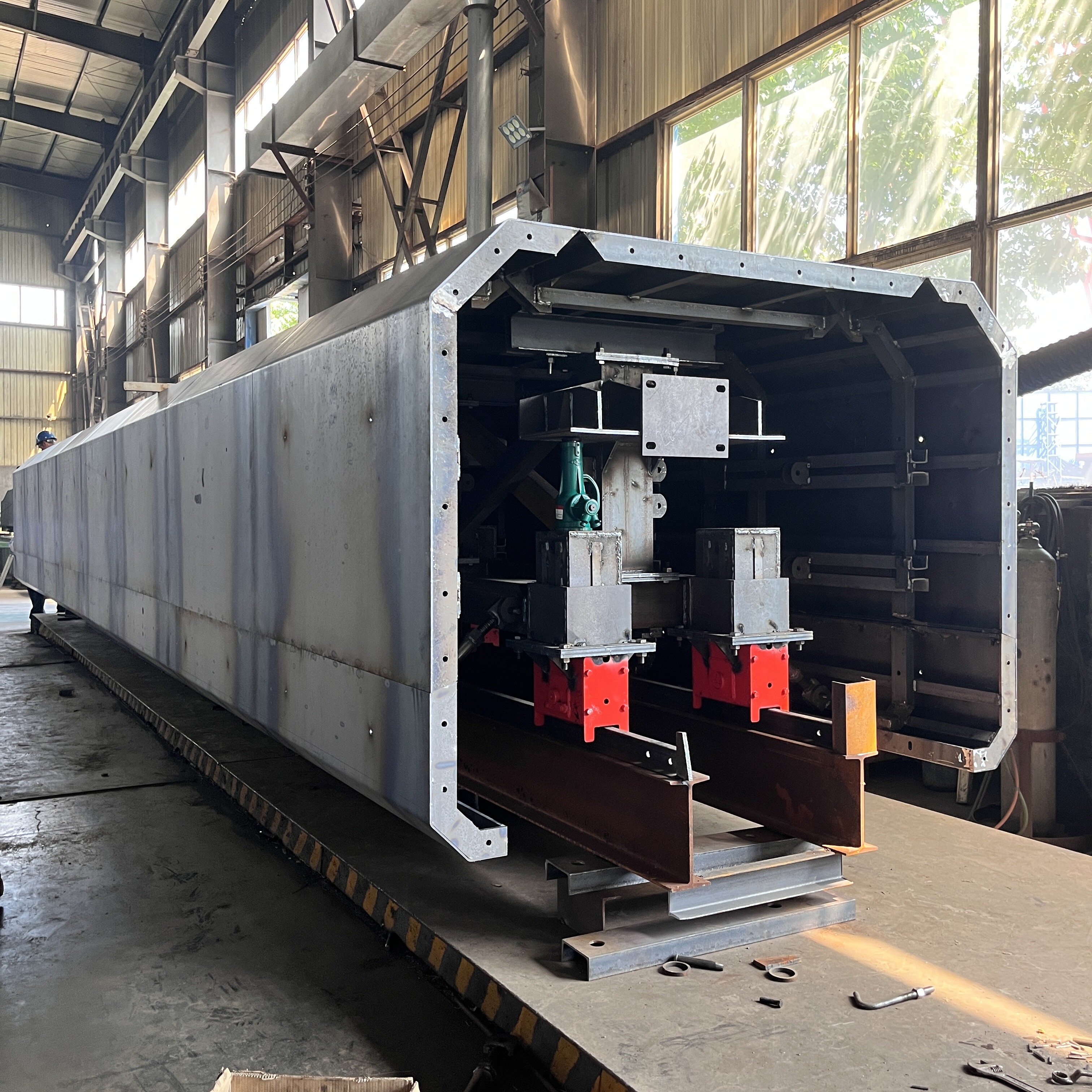 Culvert trolley template