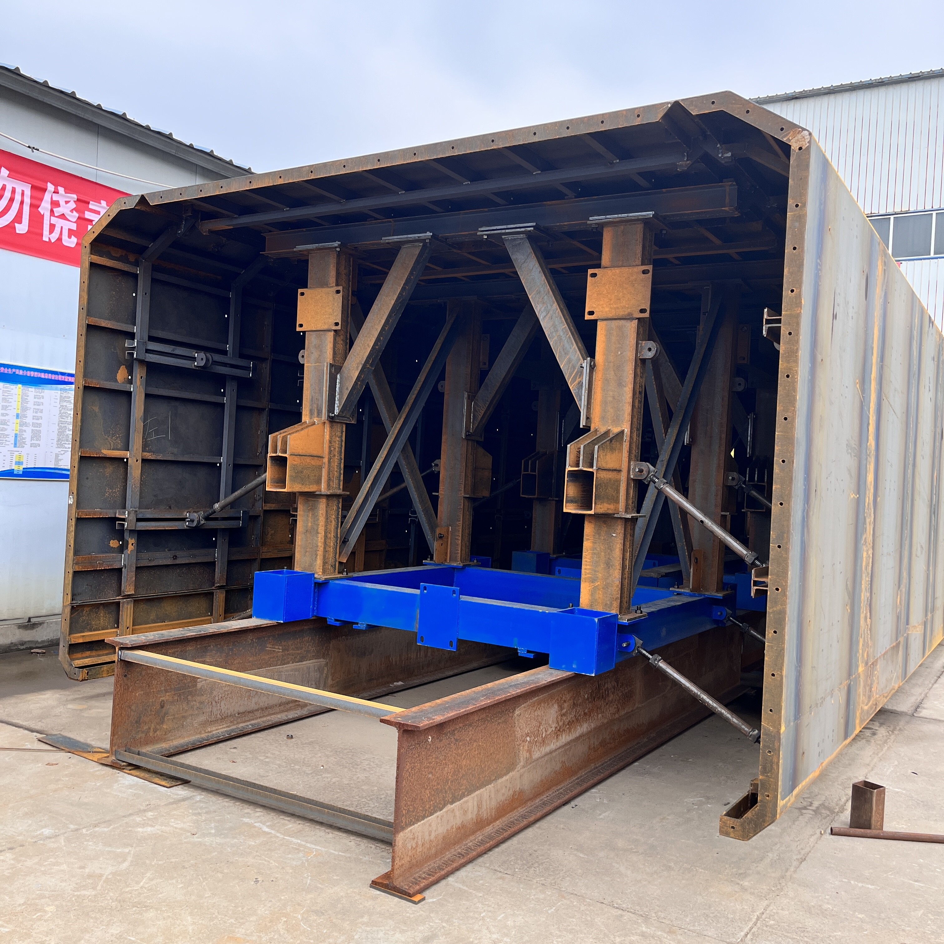 Culvert trolley template