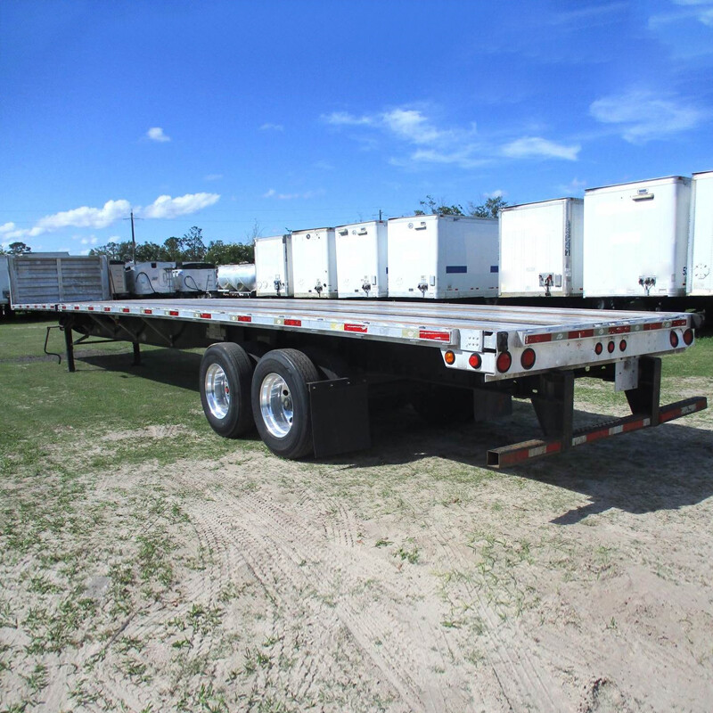 2 Axles 40ft Single-point Suspension Flatbed Trailer