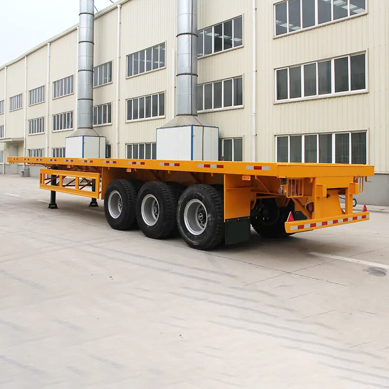 40ft 3 Axles 60 Tons Flatbed Trailer