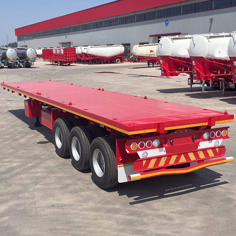 40ft 3 Axles 60 Tons Flatbed Trailer