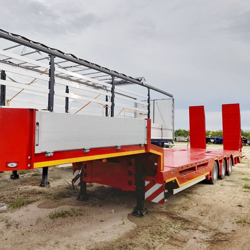 3 Axles 14m Low Bed Semi-Trailer Chinese Factory Outlet