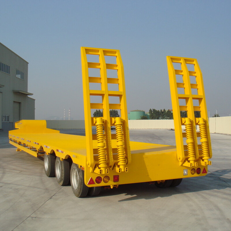 3 Axles 14m Low Bed Semi-Trailer Chinese Factory Outlet