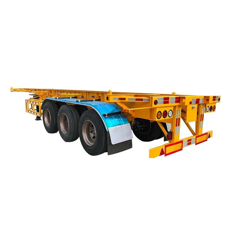 40Ft Tri Axle Container Skeletal Trailer