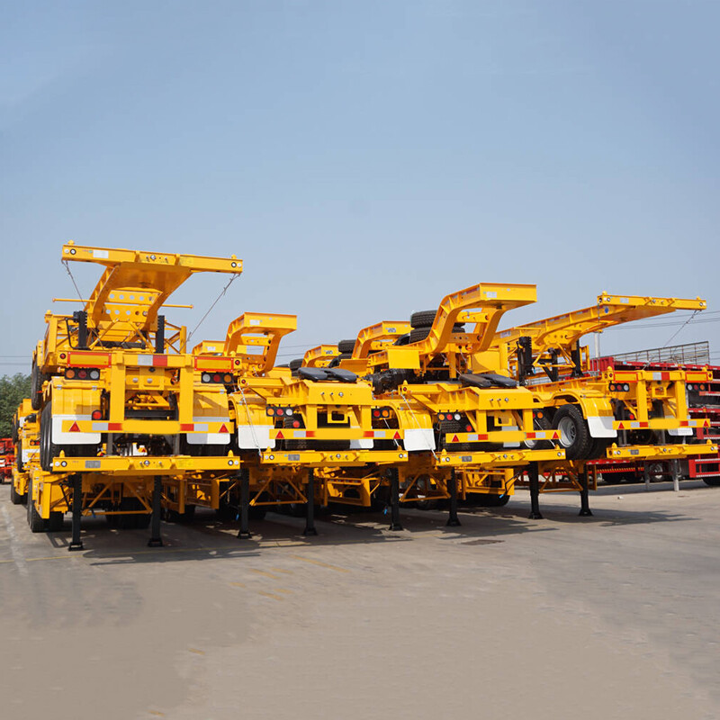 40Ft Tri Axle Container Skeletal Trailer