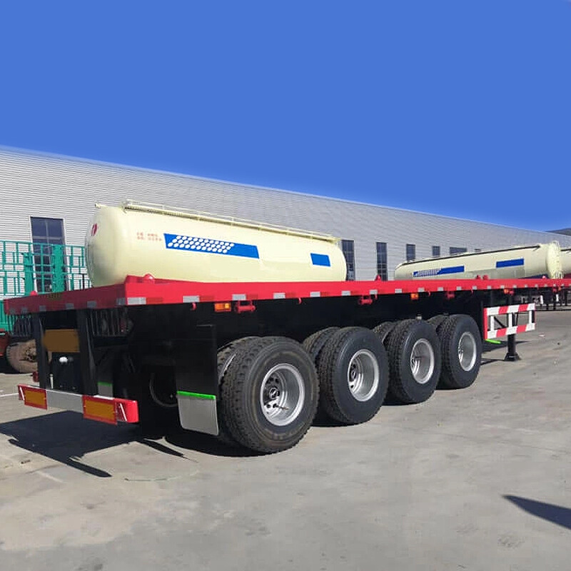 40ft 4 Axles Skeleton Container Trailer