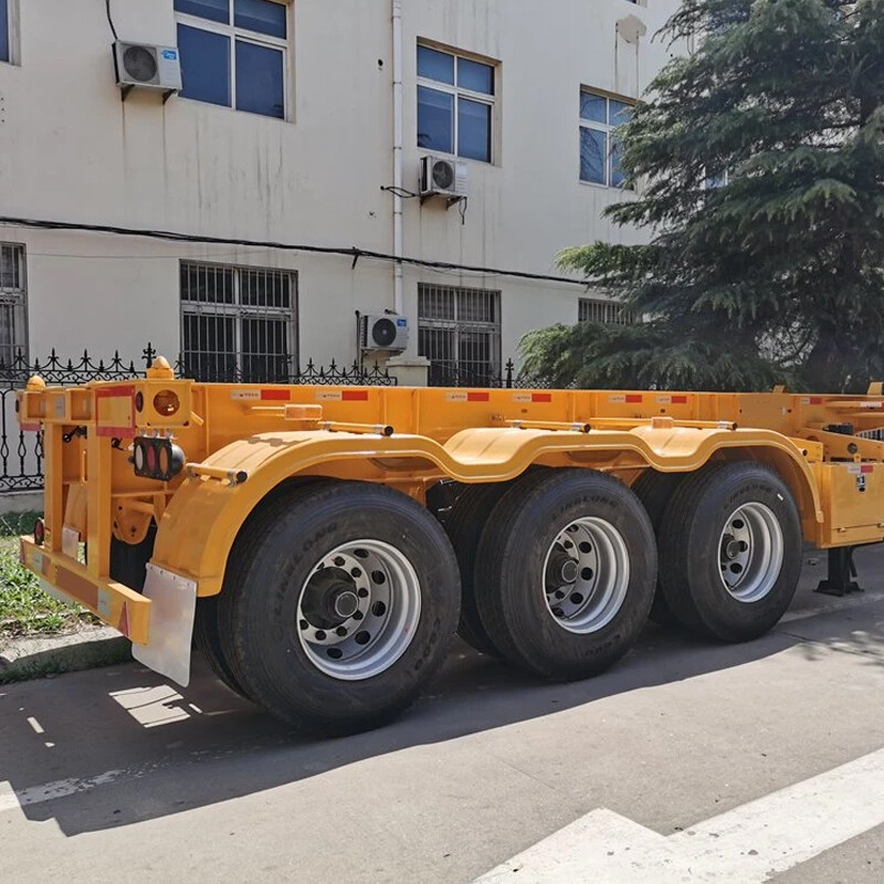 45ft Tri-axle Gooseneck Skeletal Trailer