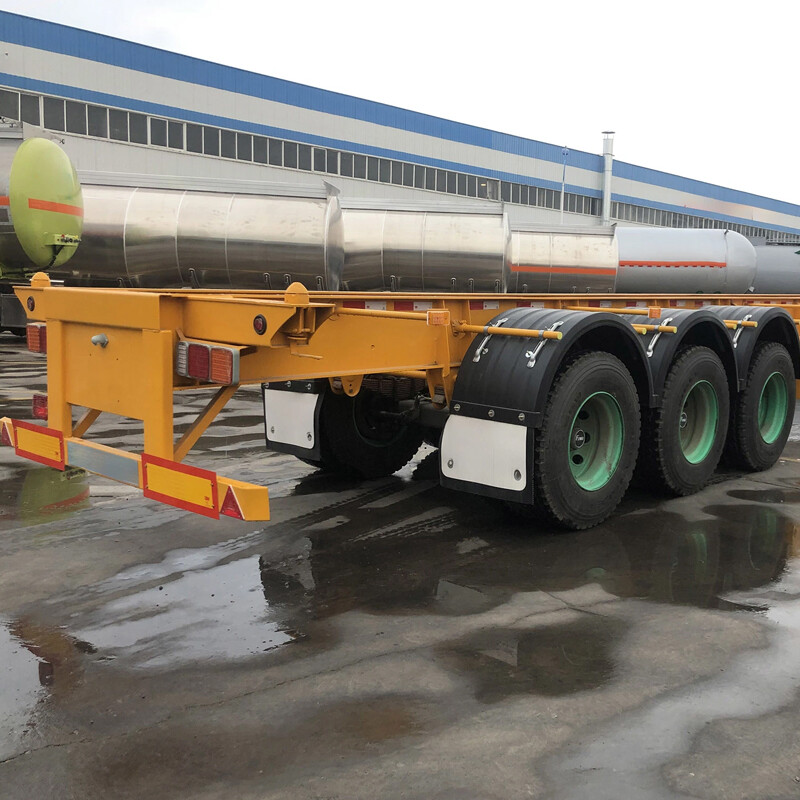 3 axles 40ft Skeleton Trailer With Air Suspension