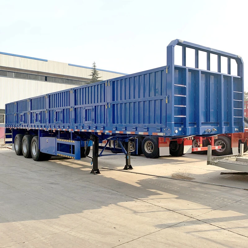 13-Meter Heavy-Duty Dropside Semi Trailer