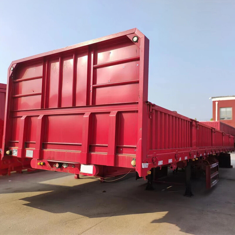 Flatbed Trailer With Side Wall