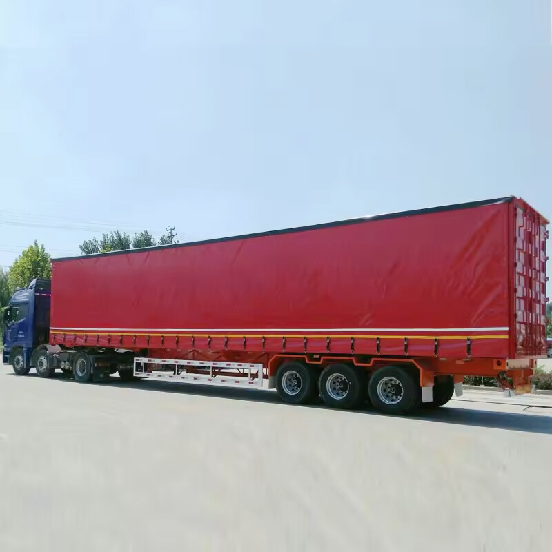 50 Ton 3 Axle Curtain Side Semi Trailer