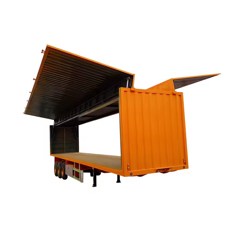 3 Axles Open Wing Van Semi Trailer
